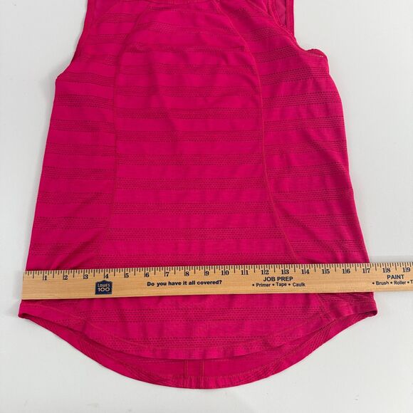 90 Degree by Reflex Women's Dark Pink Stripe Athletic Tank Top Size S Small - Picture 7 of 9